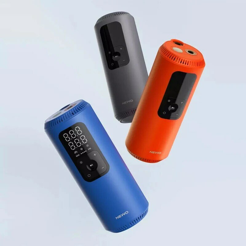 Xiaomi-Inflador de aire eléctrico portátil mijia Newo, bomba de aire multiherramienta para bicicleta, coche, compresor de bola, Led tipo C, hogar inteligente, novedad