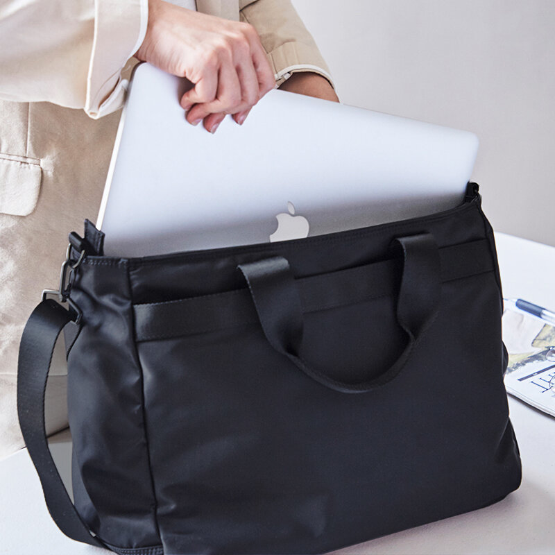 Sac à bandoulière de Style coréen pour hommes, sacoche d'affaires en tissu Nylon, sac à main de voyage décontracté pour ordinateur portable