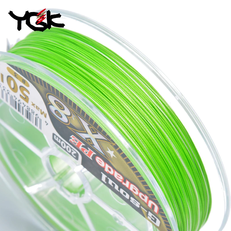 Janpa 오리지널 YGK G-SOUL X8 업그레이드 8 브레이드 멀티 필라멘트 PE 라인 고강도 낚싯줄 메인 라인, 150m, 200m, 2020 신제품