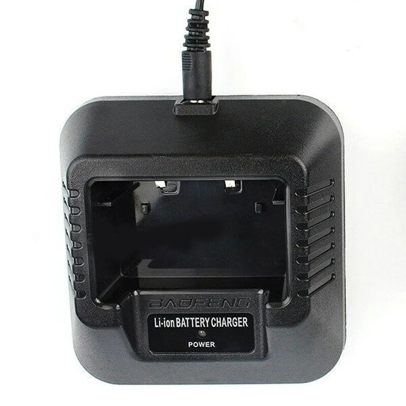 Baofeng-cargador de escritorio para walkie-talkie, dispositivo de carga para CH-5, UV-5R + BF-F8, Hp, Ham, Radio, FCC, CE, RoHS, ISO, UV5R, BF-F8