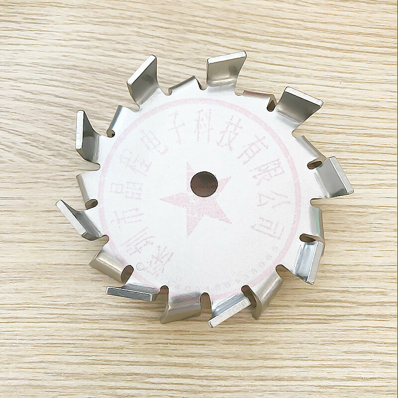 Лабораторная мешалка из нержавеющей стали 304, дисковая дисперсионная мешалка типа зуба, круглая пластина, диспергирующий пропеллер, магнитное перемешивание