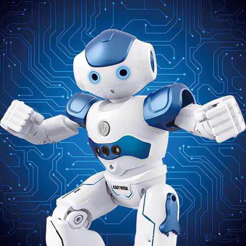 Intelligente educazione precoce telecomando robot puzzle ragazzo giocattolo per bambini induzione gesto USB cha consegna veloce