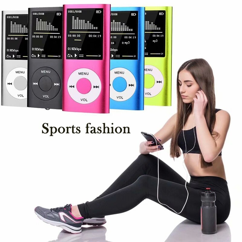 READY STOCK MP3 PLAYER 1.8inch MP3 MUSIC PLAYER MP4 RECORDING PEN MULTIFUNCTIONAL 64GB SPORT MP4 FM RADIO ELECTRONIC