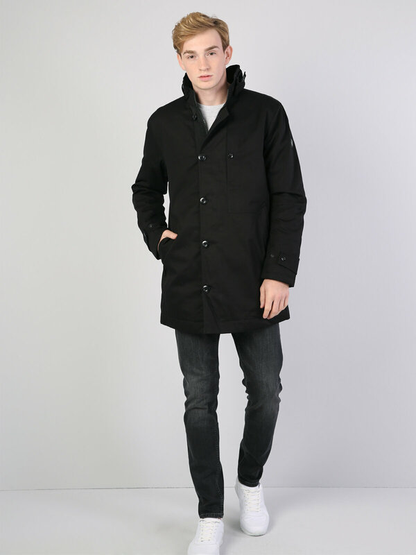 Colins vestuário preto regular masculino, cl1041257
