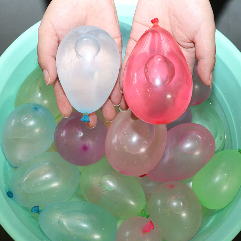 111 Buah/Tas Mengisi Balon Air Lucu Musim Panas Luar Ruangan Mainan Balon Bundel Balon Air Bom Novelty Gag Mainan untuk Anak-anak