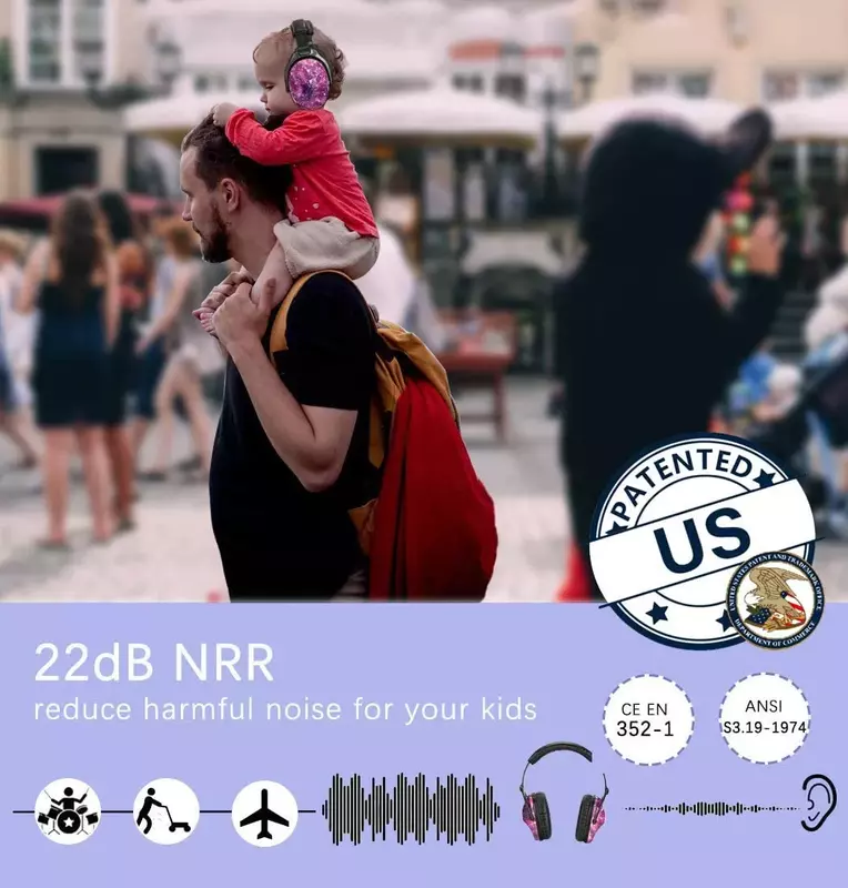Zohan crianças proteção da orelha de segurança protetores auditivos protetores auditivos protetores para crianças redução ruído