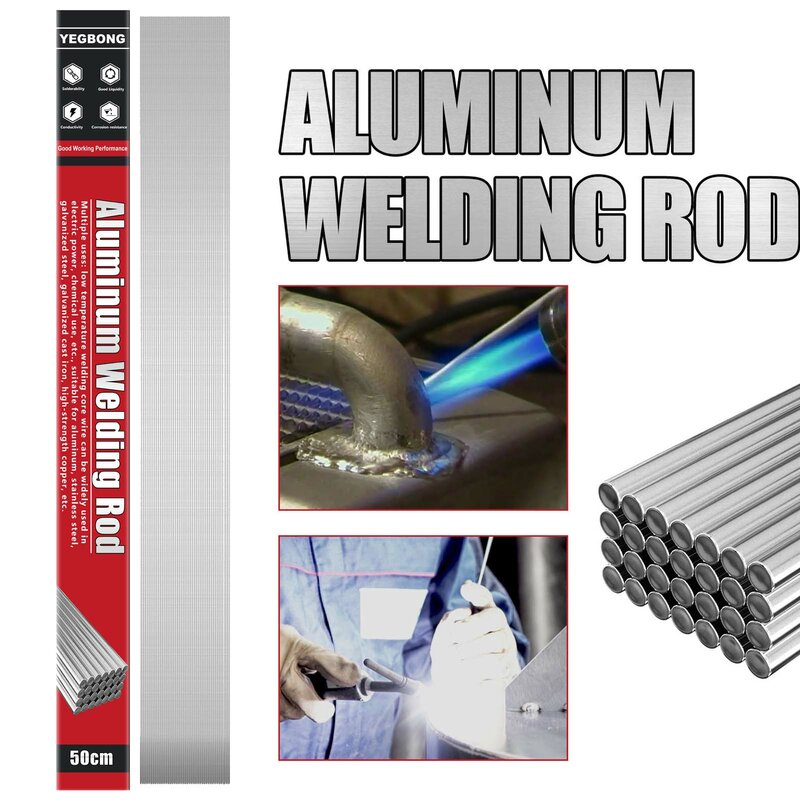 Brazing Rods Aluminum 19inch Easy Welding Rods Aluminum Rods Aluminum Soldering Rods With Low Working Temperature For Aluminum