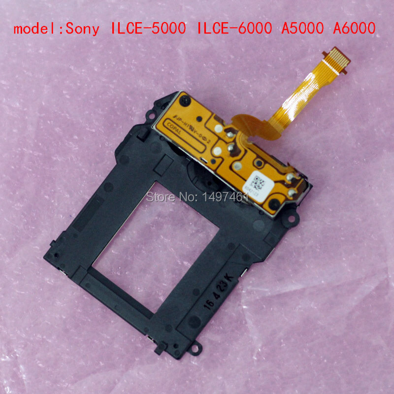 Nieuwe Sluiter plaat groep met blade gordijn reparatie onderdelen Voor Sony ILCE-6000 ILCE-6300 A6000 A6300 camera