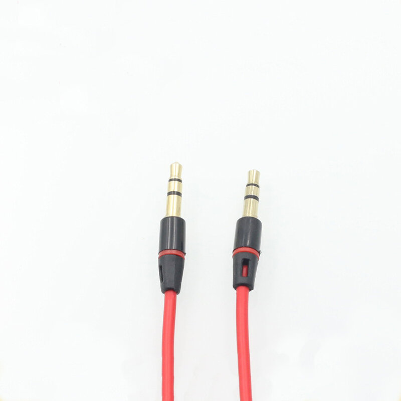 Cable de Audio de 10-100 piezas, 3,5mm a 3,5mm, macho a macho, Cable de extensión Aux Jack a Jack, chapado en oro, para auriculares/altavoces