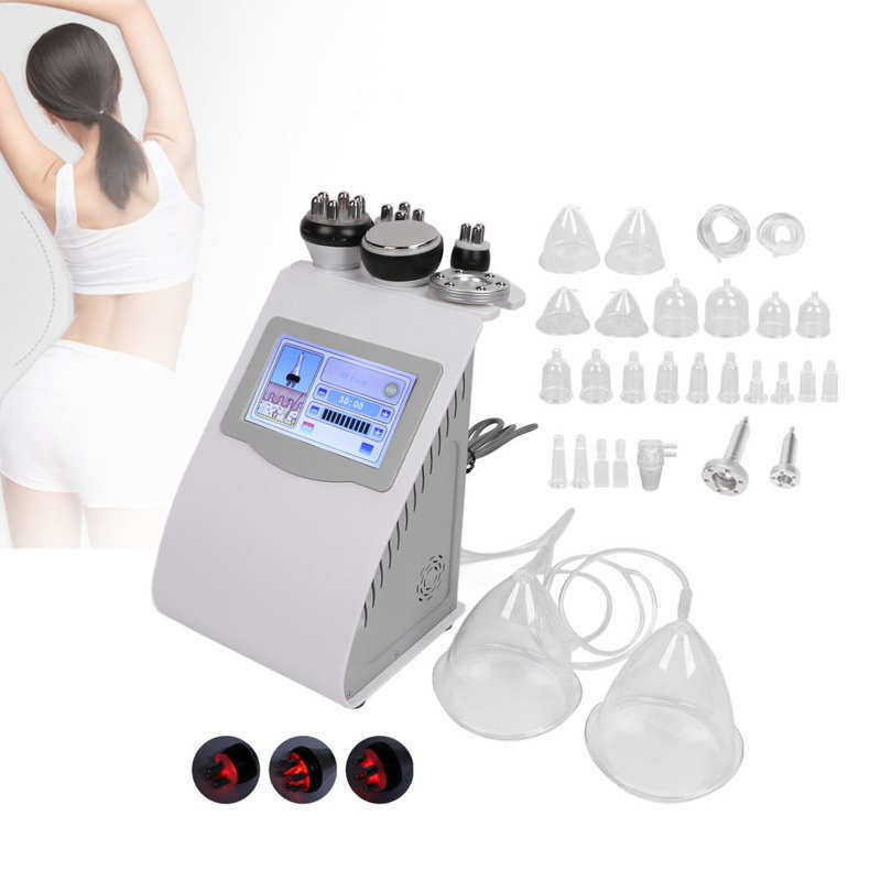 Máquina ultrasónica de cavitación para adelgazamiento corporal, máquina de cavitación 5 en 1 para pérdida de peso, con LED de fotones de vacío de 40K, liposucción RF, más nueva