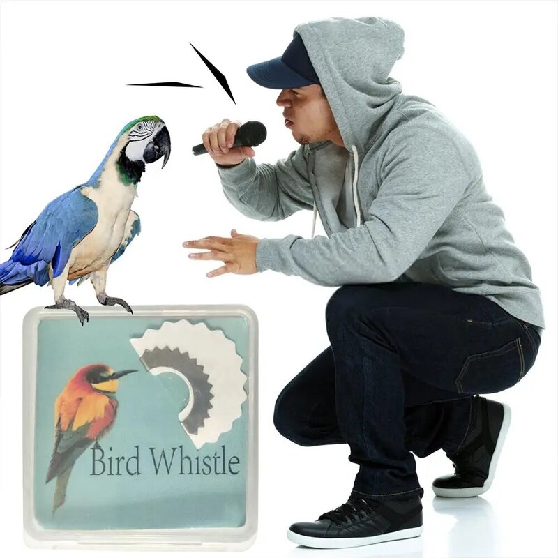 قابلة لإعادة الاستخدام الطيور دعوة محاكاة خدعة اللعب Birdcall صافرة أداة تعليمية صغيرة الطيور الناي المتصل اللسان الطفل الضوضاء صانع