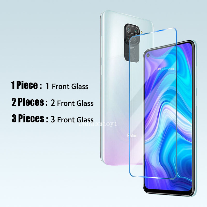 3PCS Protective Glass For Xiaomi Redmi Note 10 9 8 7 11 Pro 9S 11S 10S Screen Protector on Redmi 9 9T 8T 9A 9C 8A 7A Phone Glass