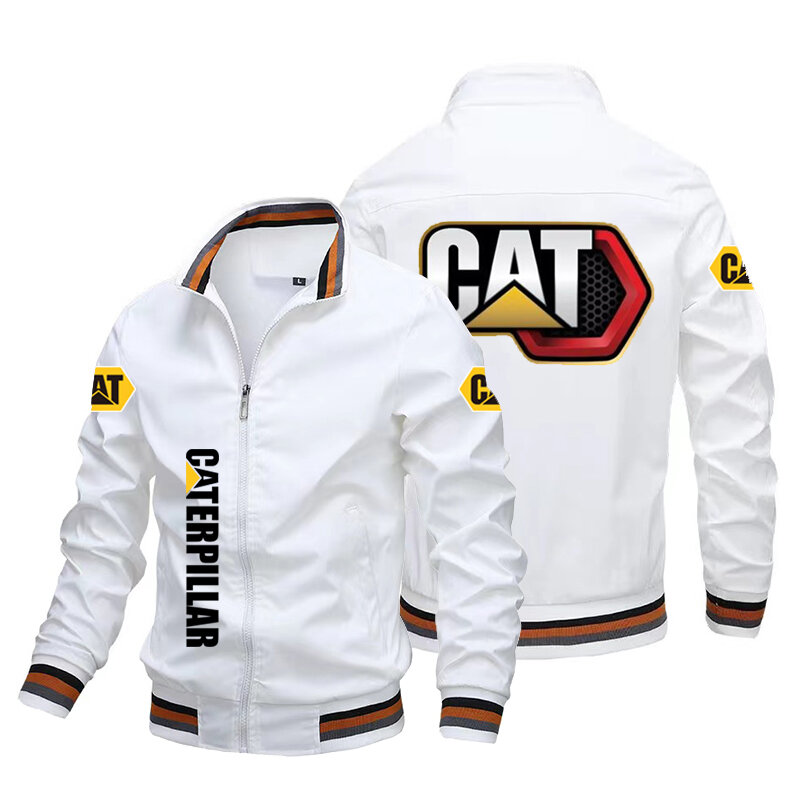 2021 Fall New CAT Logo Men's Women's Jacket Outdoor Fashion Windbreaker Zipper Jacket Waterproof Custom Uniform Men's