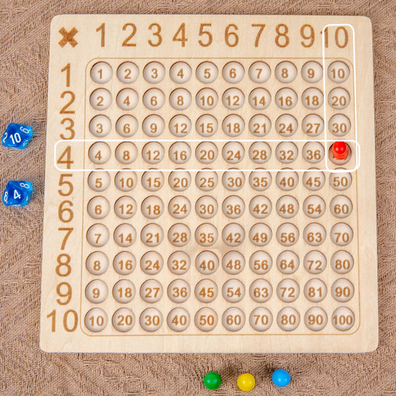 Tavolo da riproduzione Montessori gioco da tavolo in legno bambini che imparano giocattoli educativi matematica aritmetica insegnamento didattico per bambini