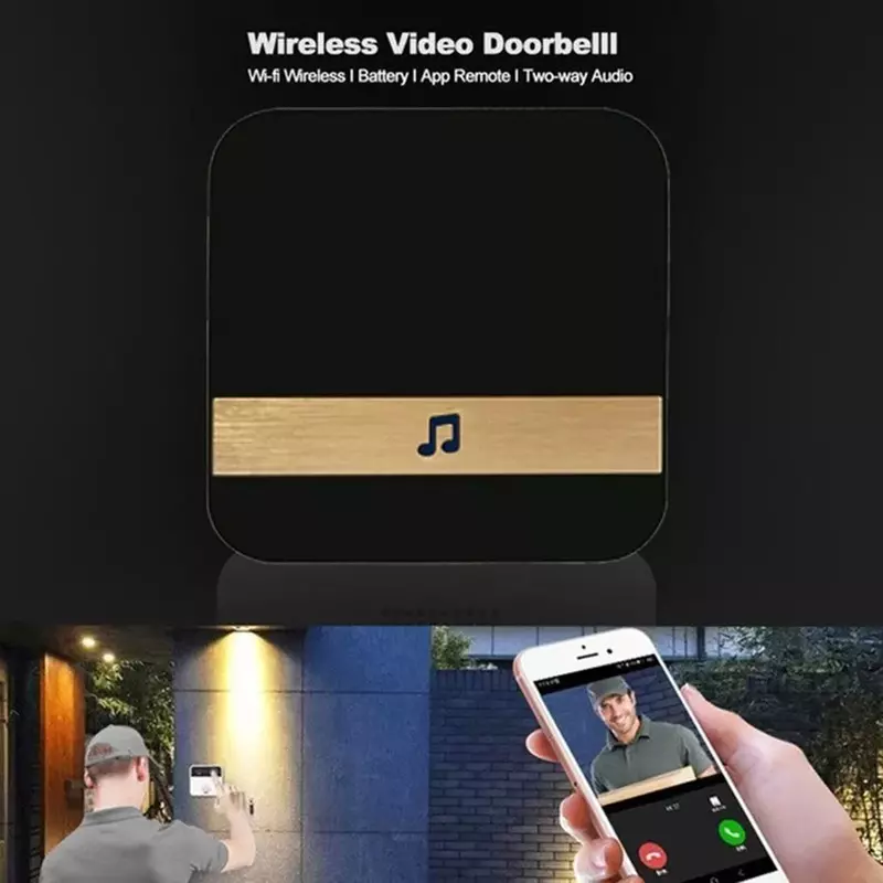 Wireless Wifi Smart Video campanello campanello ricevitore musicale sicurezza domestica citofono per interni ricevitore campanello per EKEN 10-110dB