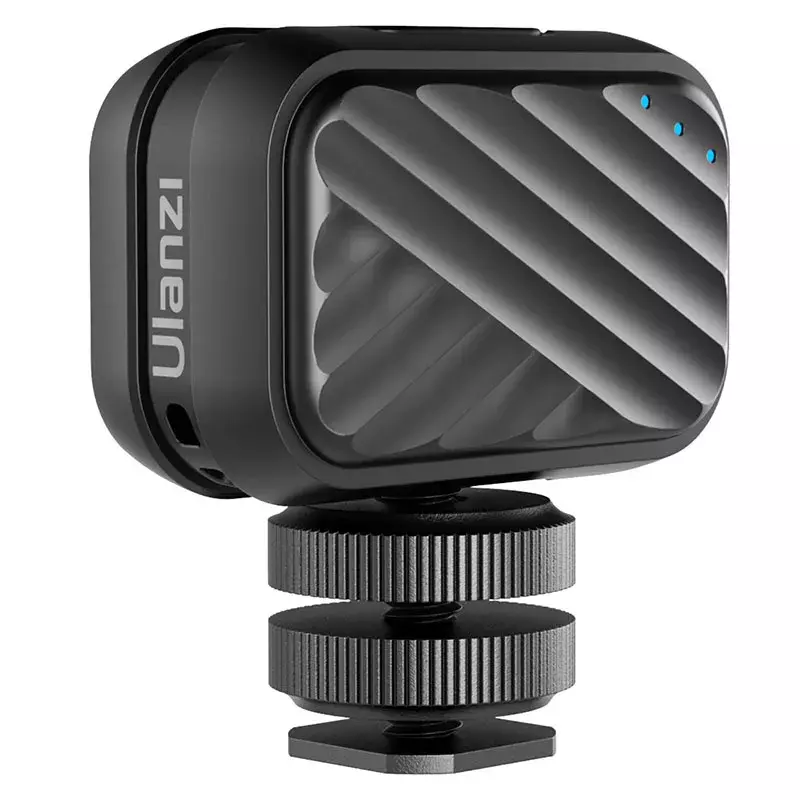 Ulanzi VL28 5500K Lampu Video LED Mini Mod Lampu GoPro Isi Ulang Pada Lampu Kamera untuk Gopro 10 9 8 iPhone 13 12 Pro Max 11 X Xs