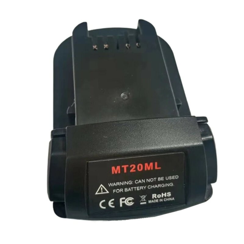 Convertidor adaptador de batería MT20ML para batería de iones de litio Makita de 18V a Milwaukee 18V