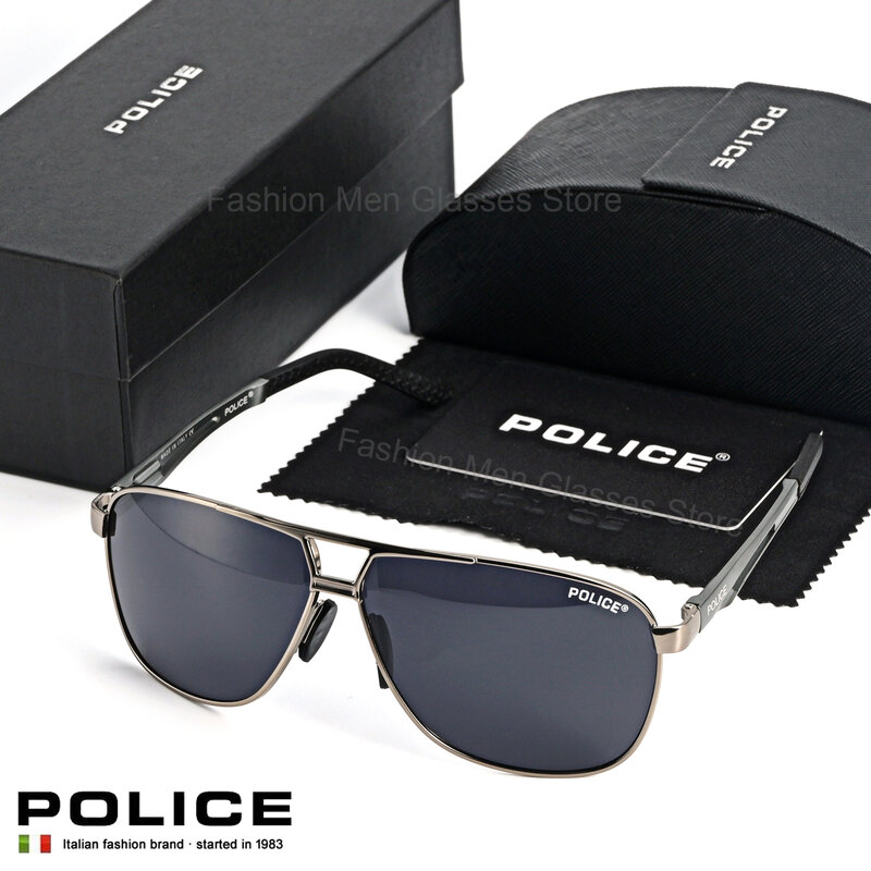 경찰 패션 트렌드 레트로 2021 선글라스 남자 패션 클래식 브랜드 안경 폴라로이드 항공 운전 파일럿 Clout 고글