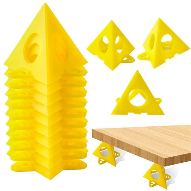 Triângulo Pirâmide Stands Paint Tool Kit, Carpinteiro Pintura Pads, Triangular Suporte Auxiliar, Acessórios para Carpintaria, 10Pcs