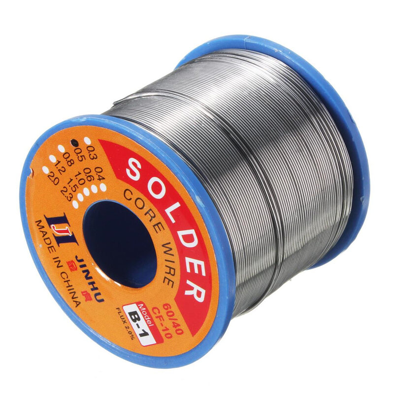 ขายร้อน250G 60/40 Rosin Core Solder ลวดเชื่อมเหล็กดีบุกตะกั่ว2% Flux Reel Tube