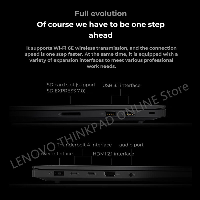 Lenovo Laptop ThinkPad X1 Extreme Ultrabook Notebook 2022 i9-12900H RTX 3080Ti 16GB 512GB/1TB/2TB SSD 16-zoll 4K 100% Adobe RGB