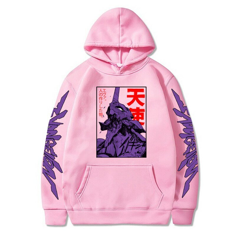 Eva 01 evangelion-s hoodie homem harajuku anime hoodies outono inverno velo pulôver moletom streetwear manga com capuz roupas