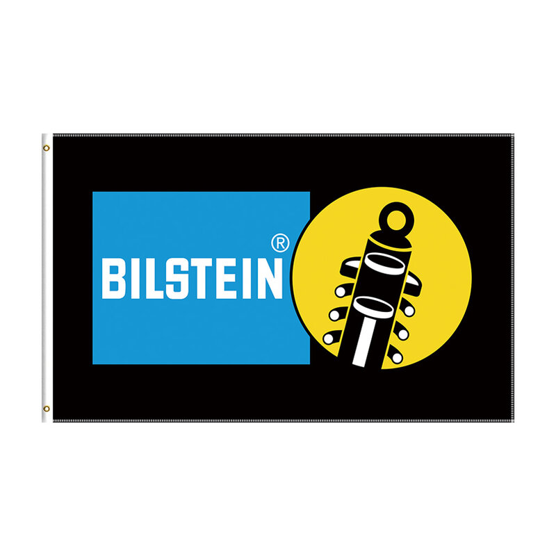 3x5 Ft BILSTEIN logo flaga poliester druk cyfrowy wyścigi Banner dla klubu samochodowego