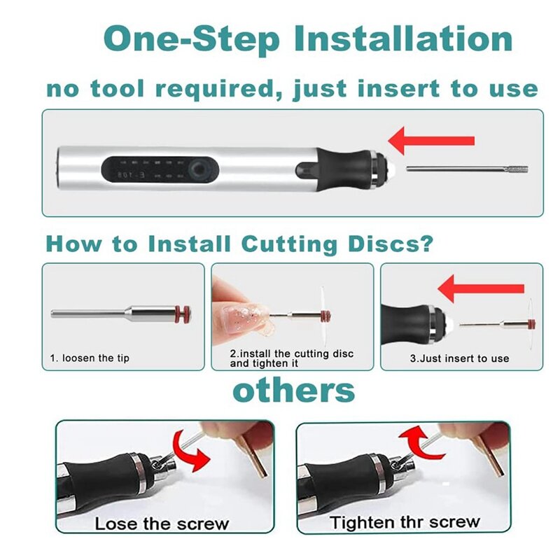 Grawerowanie pióra, grawerowanie elektryczne zestaw narzędzi USB akumulator grawer trawienie Pen micro-cordless Carve narzędzie dla sztuka DIY