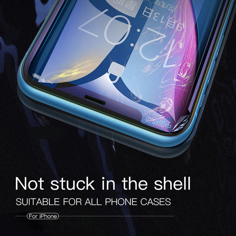 Чехол на 8 7 6 6s закаленное стекло 11 12 13 Защитная пленка для экрана для Iphone Mini Pro Max защитная пленка X Xr Xs конфиденциальность