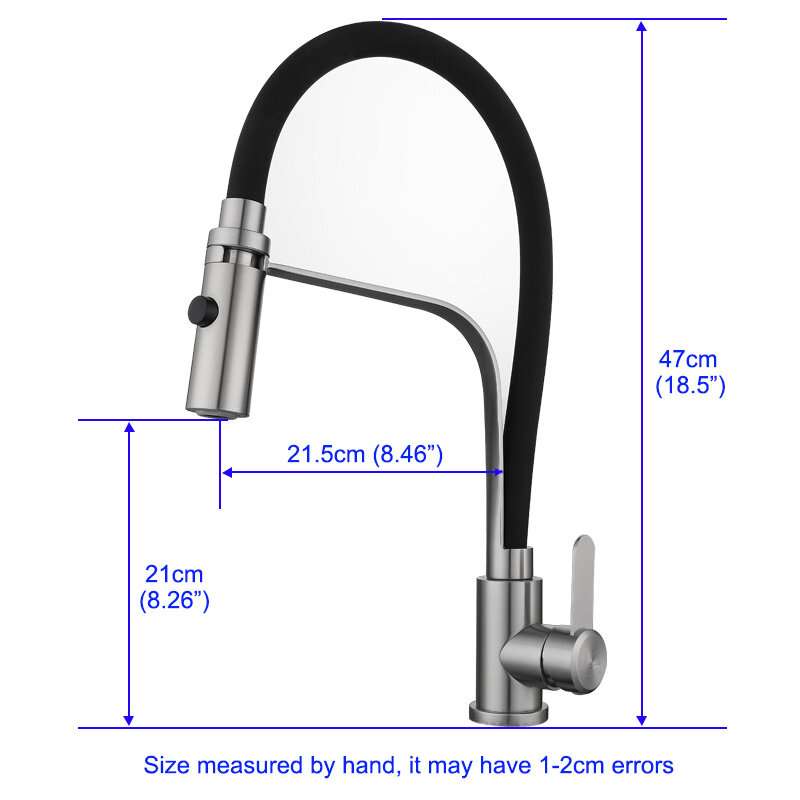Swivel Kitchen Sink Kraan Mixer Splash Proof Pull Down Basin Water Tap Uitloop Hot Koud Sanitair Tapware Voor Keuken Accessoires