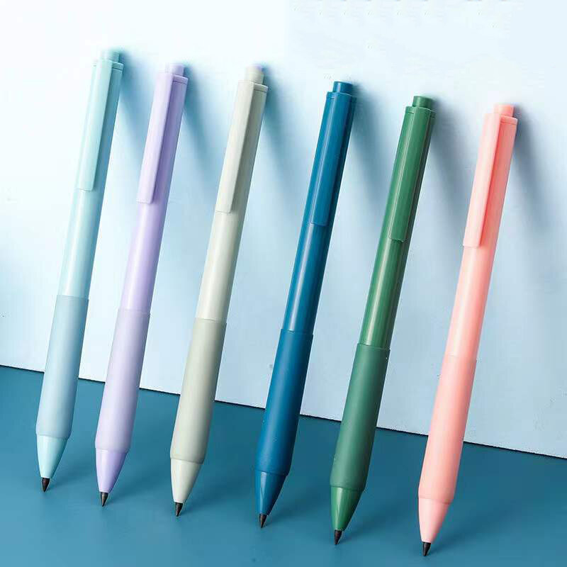 Zestaw ołówków nieskończoności artykuły szkolne ołówek automatyczny długopisy Papelaria nieograniczone pisanie długopisy zestaw do szkicowania pisanie ołówków
