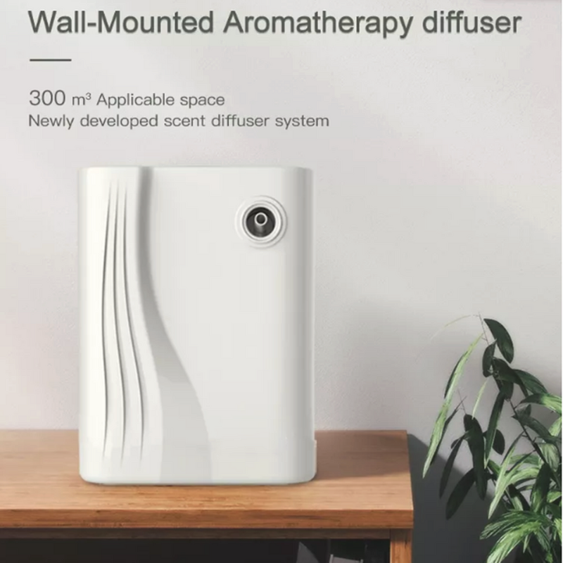 Diffusore di aromi di olio WiFi macchina per aromaterapia purificatore d'aria aromatica essenziale attrezzatura per fragranze di nebbia da appendere alla parete dell'ingresso dell'hotel