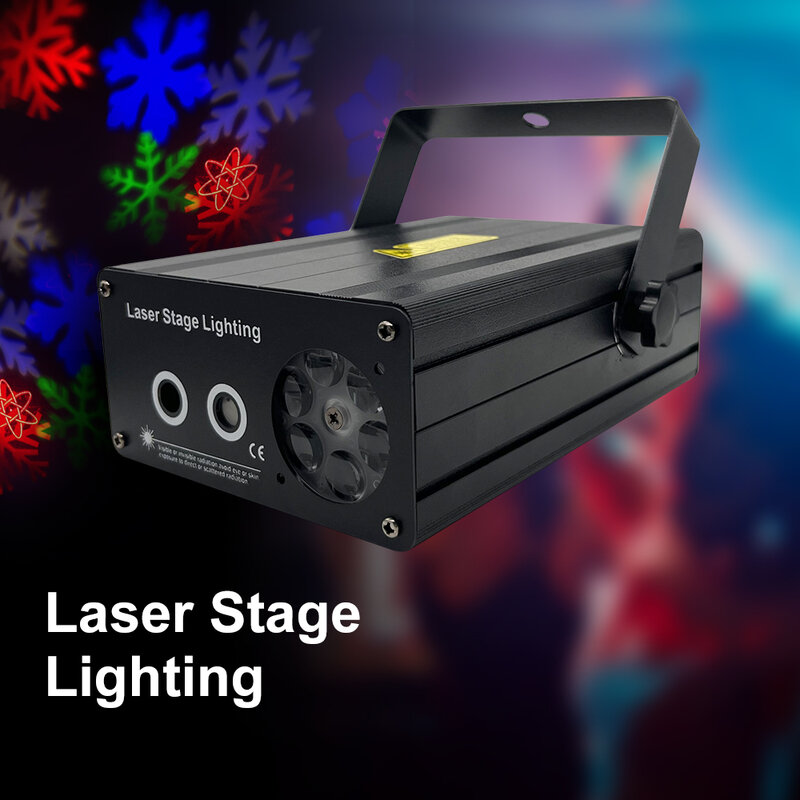 50 Pola RGB Pencahayaan Panggung Musik Led Lampu Disko Pertunjukan Pesta Dansa Lampu Proyektor Laser Lampu Efek dengan Pengontrol