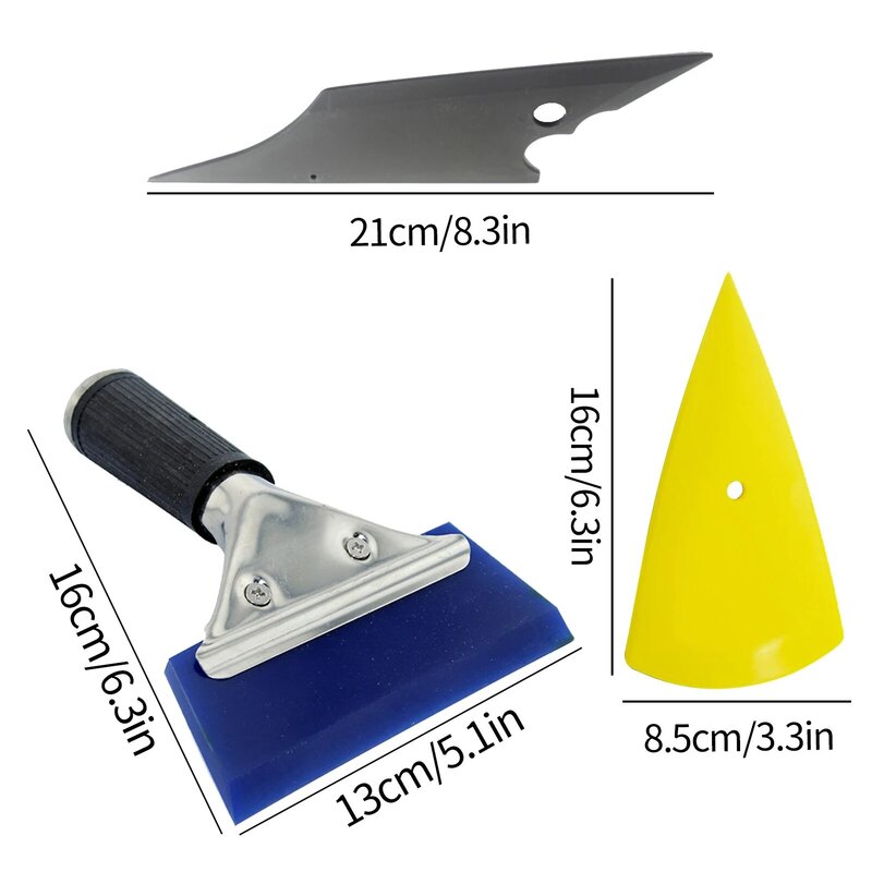 자동차 색상 변경 및 촬영 도구 세트, 내구성 차량 유리 보호 필름 설치 도구, 벽지 데칼 스티커