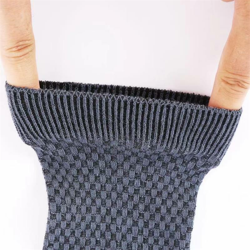 10pairs/Lot Men's Socks High Quality Natural Bamboo Fiber Socks Men's Breathable Stockings Business Casual Socks Large Size EU45