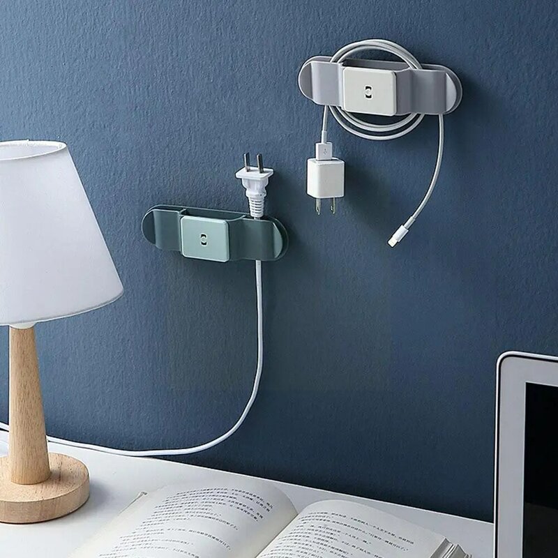 Socket Extension And Cable Holder Multifunctional Punch-free Plug Hanger Storage Holder Electric Socket Strip Safety Strong H8o6