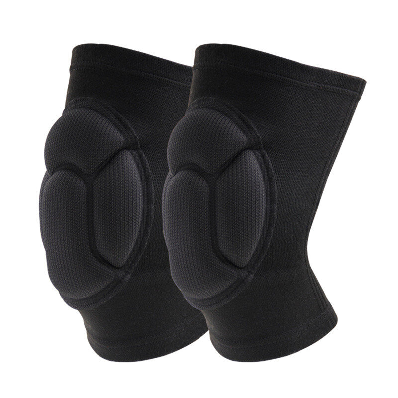 2 pz/set ginocchiere sportive da uomo ginocchiere elastiche supporto Fitness Gear basket Brace Protector ginocchiere antiscivolo maschili da donna