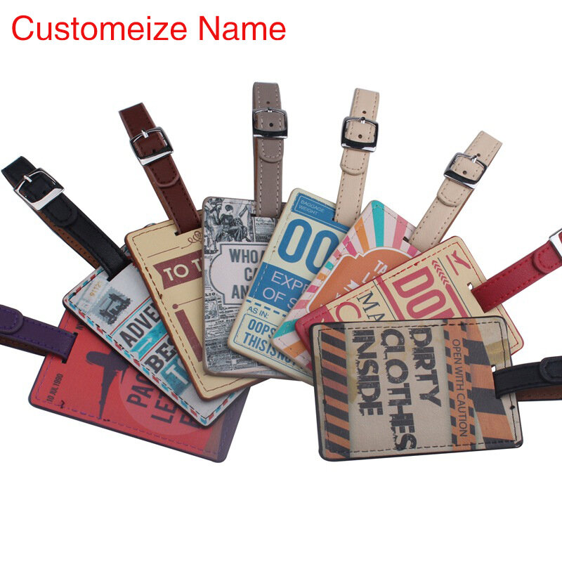 Customize Name Passport Cover Travel Wallet Covers Passports RFID Blocking For Cards Travel Passport Holder Wallet Luggage Tags