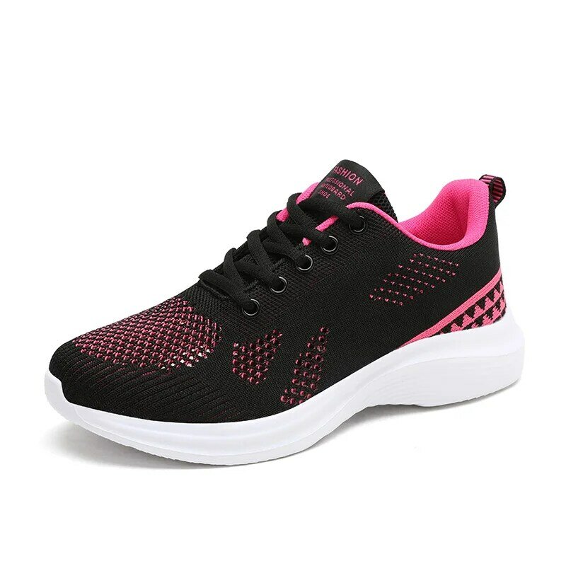 New Running Shoes Women's Shoes Breathable Sneakers Brand Light Casual Sports Shoes 2022 Outdoor Light Lace Fitness Shoes FUS001