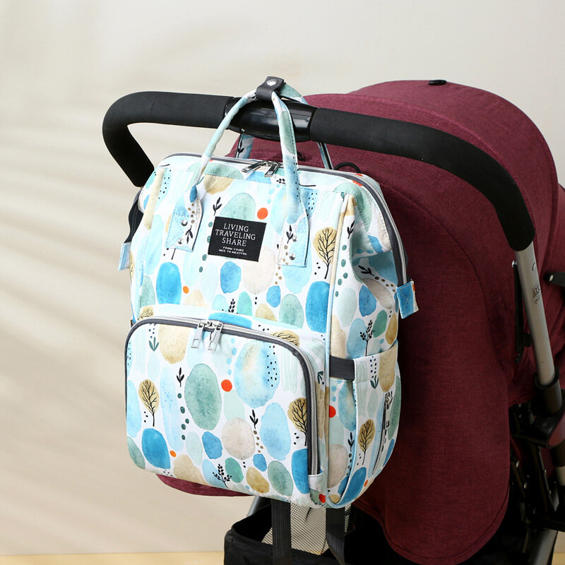 Zaini multifunzione da donna borse per passeggino per bambini borse per pannolini da viaggio all'aperto per mamma di grande capacità zaini Casual per la cura del bambino
