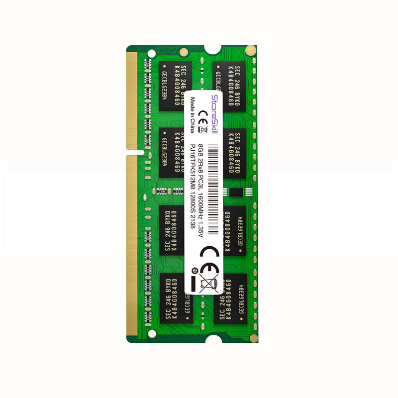 Память StoreSkill SODIMM DDR3L 2 ГБ 4 ГБ 8 ГБ 10600 1333 12800 1600 для ноутбука DDR3, оперативная память