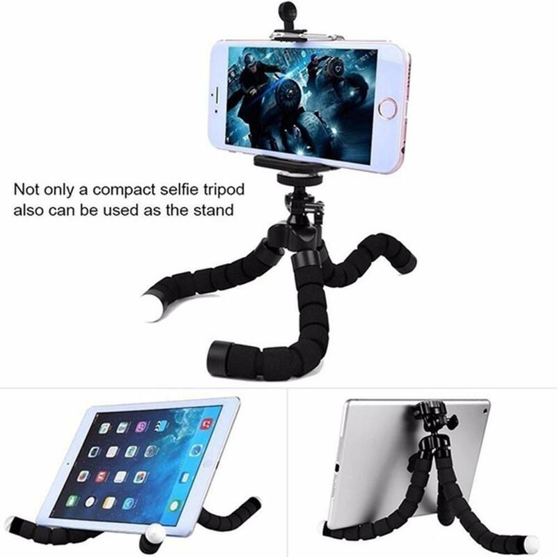 Stable Bracket for Handheld Camera 3 Legs Base ABS Phones Stand Mini Portable Support Flexible Sponge Tripod Cell Phone Holder