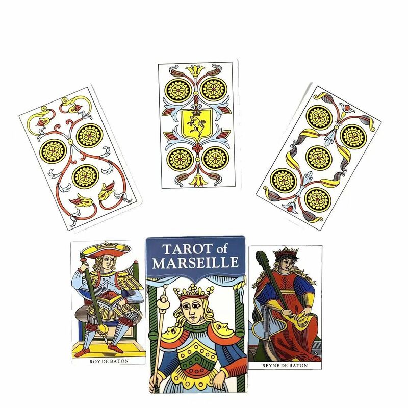 Tarot de marselha 78 cartões jogo de mesa jogo de tabuleiro presente oráculos e adivinhação