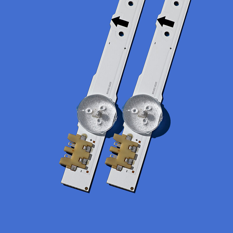 (Nouveau Kit) 4 pièces 7LED 65CM bande de rétroéclairage LED pour samsung UE32H5570S 32H5000 UN32J5003tains D4GE-320DC1-R1 Inter Bn96-30443A 3044A