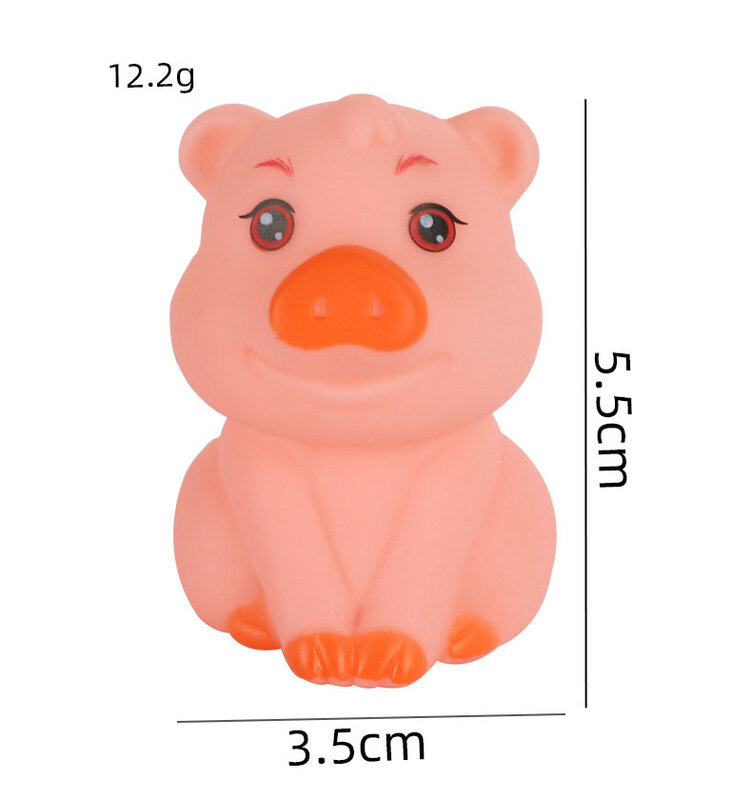 Pink Piggy Pinch Pinch Cartoon Soft Sprout Venting Confidence Pig Pinch Pinch Music Baby Decompression Sound Small Toy