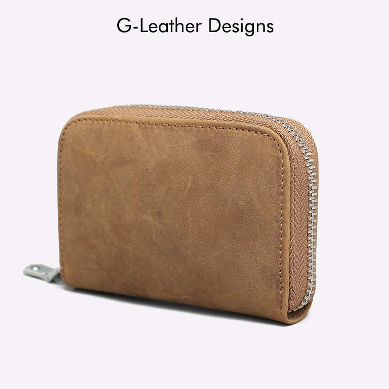 Винтажный кожаный кошелек для кредитных карт
