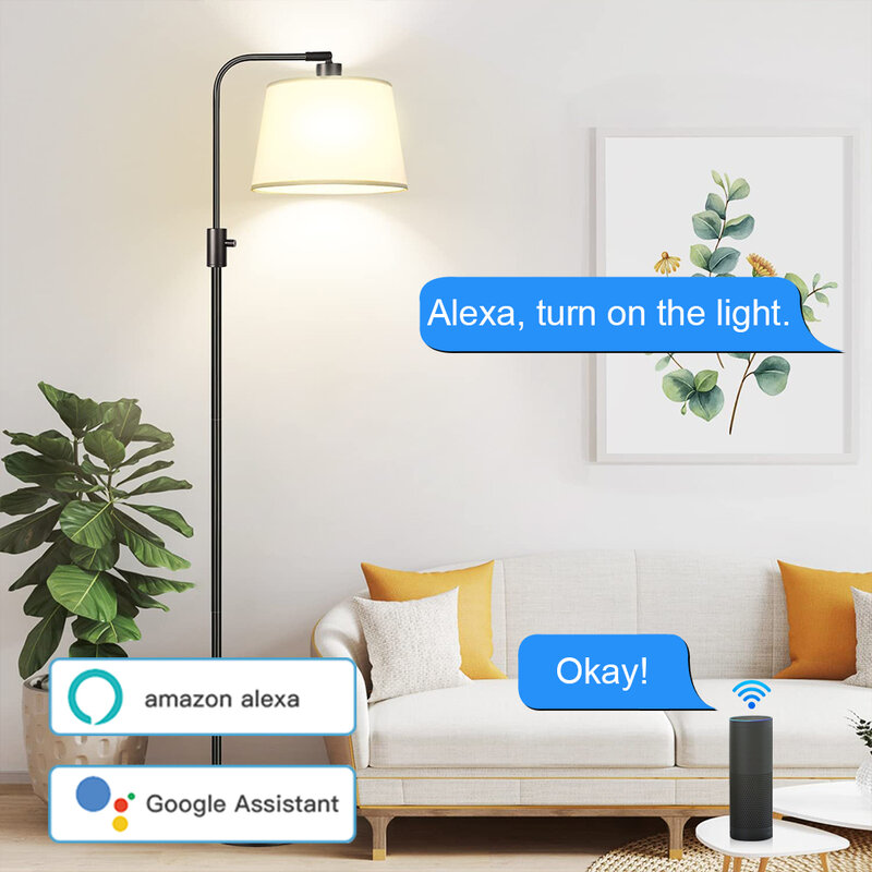 Homebata tuya wi fi inteligente lâmpada 15w e27 rgbw led pode ser escurecido com vida inteligente app controle de voz para o google casa alexa