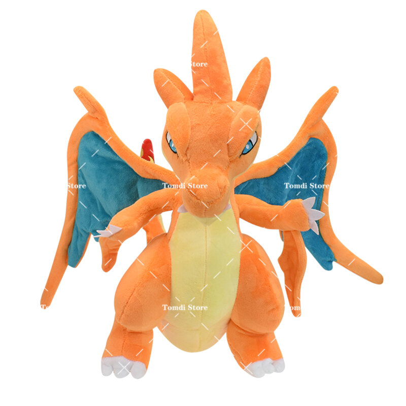 Pokemon 30cm charizard brinquedo de pelúcia mega charizard boneca de pelúcia brinquedos de bolso monstro anime peluche macio crianças presente