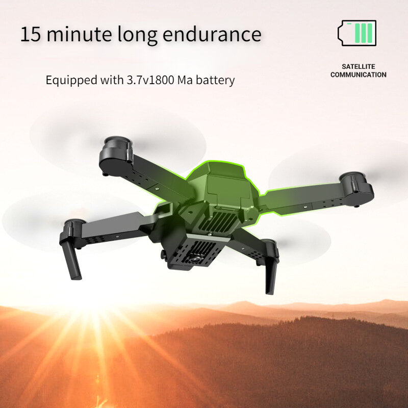 Double caméra UAV HD E88 4K pliable, photographie aérienne à quatre axes, modèle d'avion pour enfants