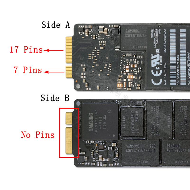 Оригинальный твердотельный накопитель A1425 A1398 SSD для Macbook Pro Retina 13,3 дюйма 15,4 дюйма 128 ГБ 256 ГБ 512 Гб 2012 года